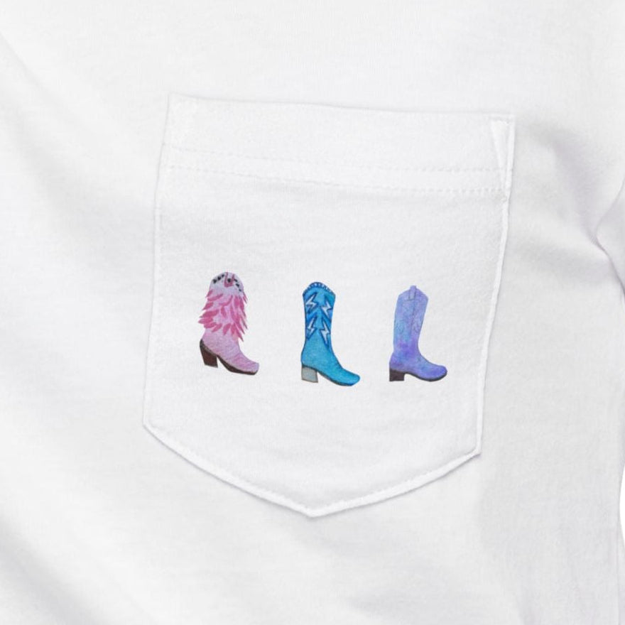 Three Boots Deep - Pocket Tee