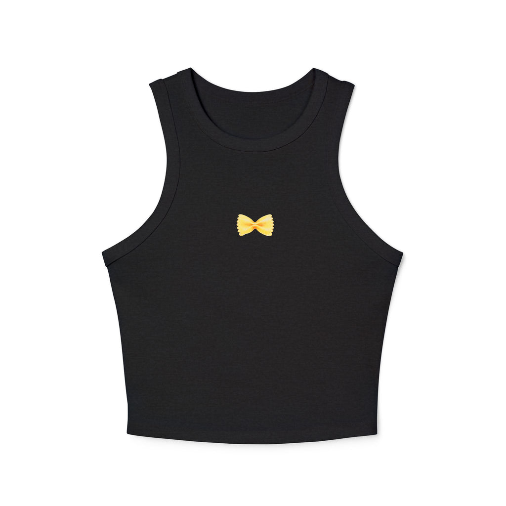 Farfalle Pasta Baby Tank In Black