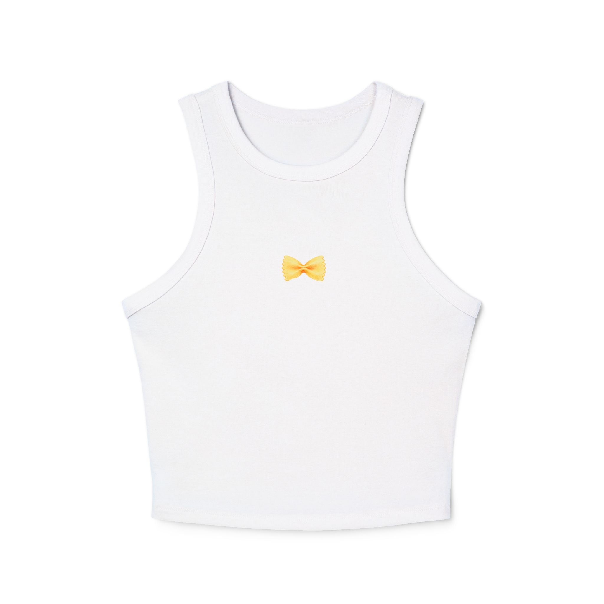 Farfalle Pasta Baby Tank White