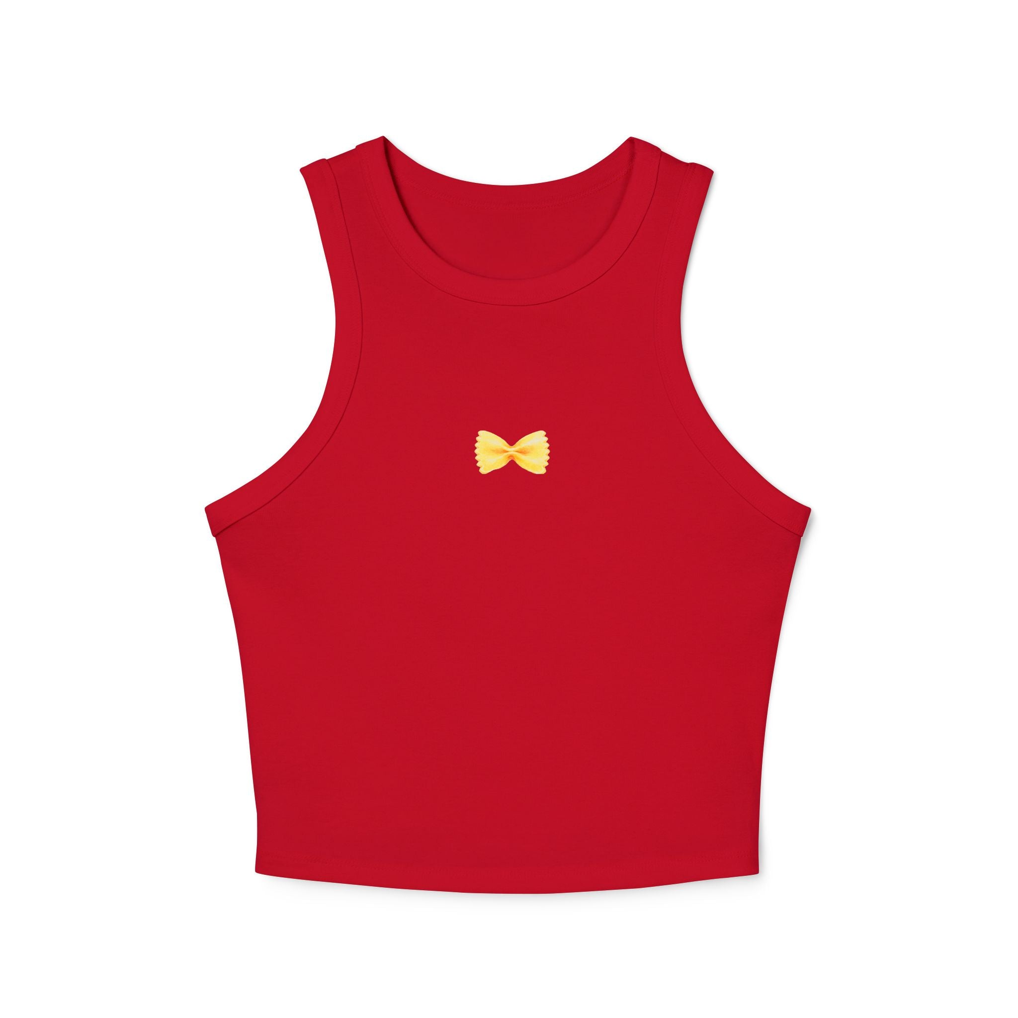 Farfalle Pasta Baby Tank In Red