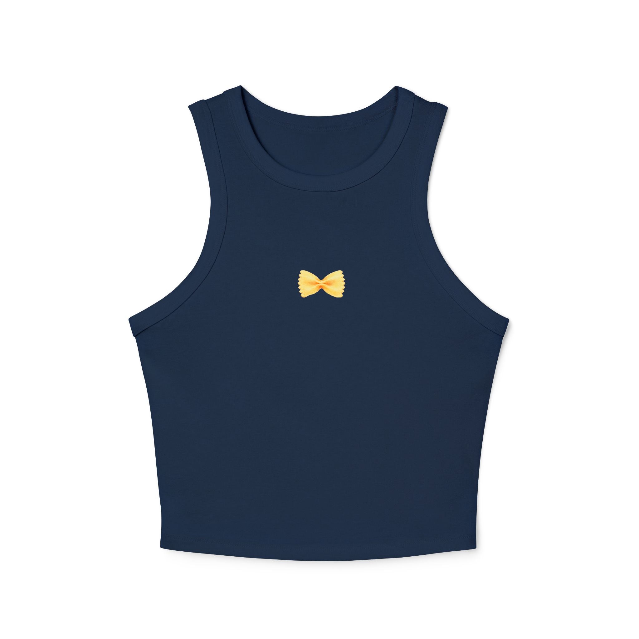 Farfalle Pasta Baby Tank Navy Blue